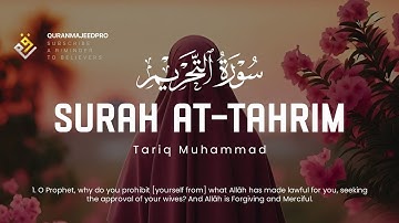 ♥️😞 Tariq Muhammad (طارق محمد) I Surah At-Tahrim (سوره التحريم) 😞♥️