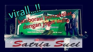 Heboh..! Kalaborasi joget india dengan pencak silat