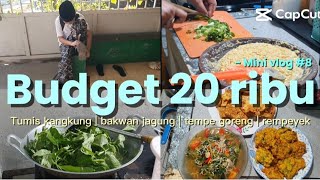 MASAK SEDERHANA BUDGET 20 RIBU #masakhemat #masakmudah  #masaksederhana 