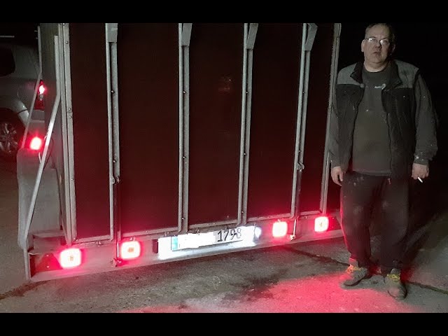 PKW Anhänger Pferdeanhänger auf LED Beleuchtung Rückleuchten Umbauen 