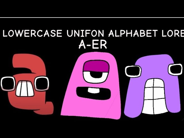 Lowercase Unifon Alphabet Lore Part 1 