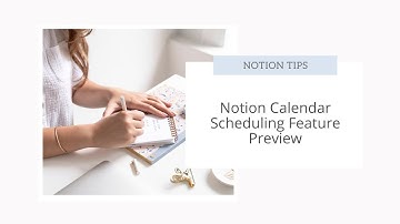 Notion Calendar Scheduling Feature