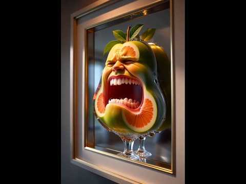 حد يلحقني من إيد الراجل ده Funny Ai Cartoon Virale الاكل Animation ترند 