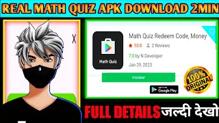 How To Download Real Math Quiz Applications || Download Math Quiz Application PlayStore || 100 Point screenshot 2