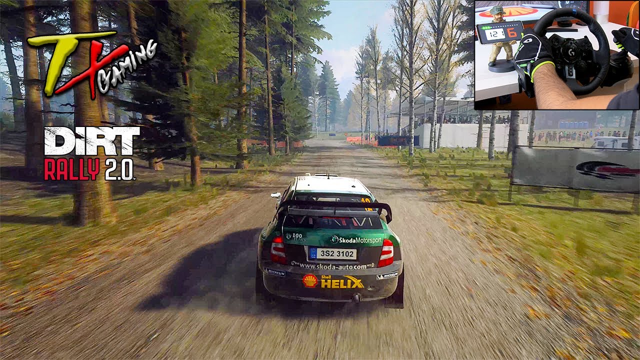 DiRT Rally 2.0 Logitech G923 SKODA Fabia R5 Jyrkysjärvi (PC