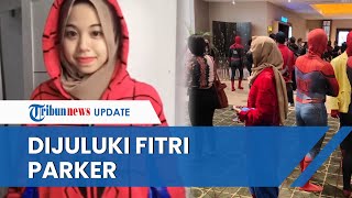 Sosok Spider Hijabers Yang Pakai Kostum Spider-Man Saat Nonton Di Bioskop Dan Videonya Viral