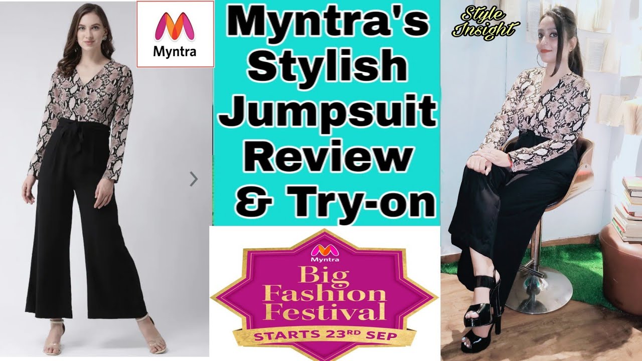 Kassually Women Printed Jumpsuit | Affordable Partywear Jumpsuit on Myntra