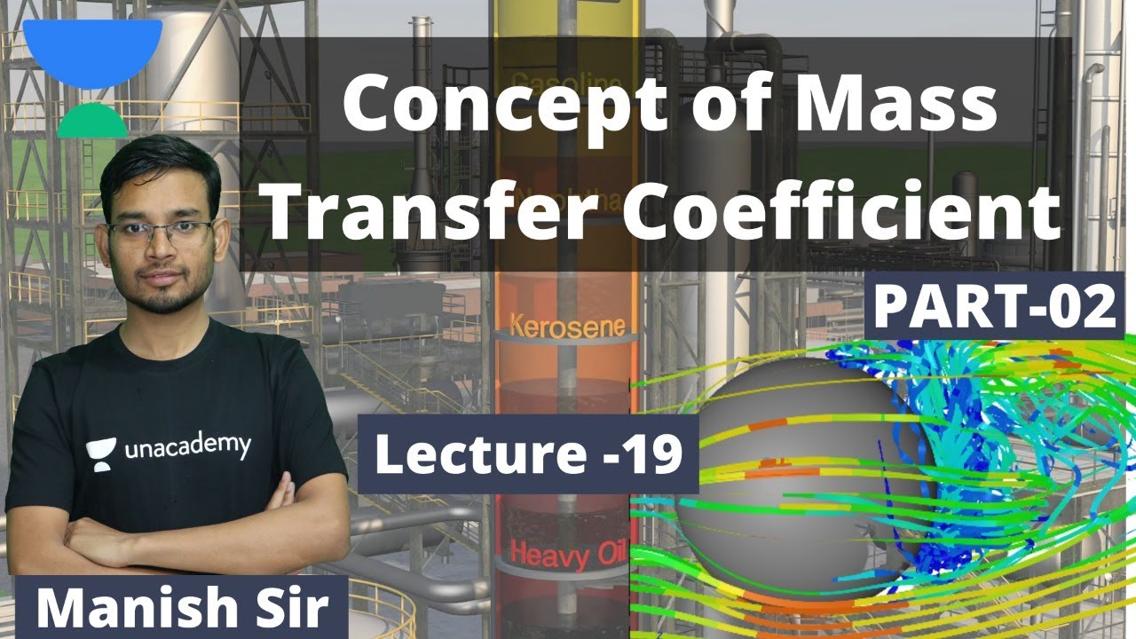 Concept of Mass Transfer Coefficient -02 | L:19 | Mass Transfer Operation | GATE 2022