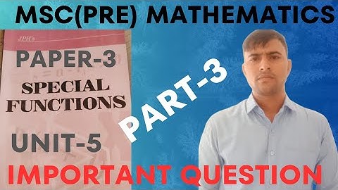 BASSEL FUNCTION #msc2023 #specialfunction #basselfunction  #mscmathematics @MagnetBrainsEducation