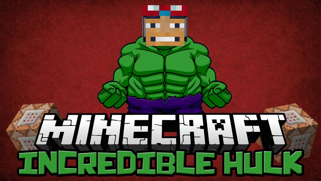 Minecraft: THE INCREDIBLE HULK!!! - Minecraft Vanilla Mod 1.8 - YouTube