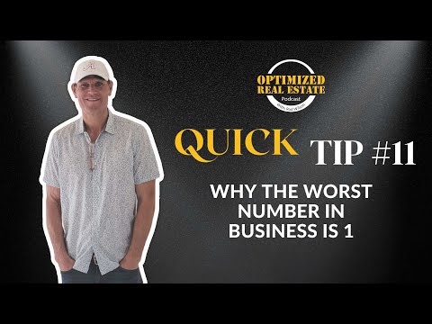 Quick Tip #011 | Why the worst number in Business is 1