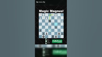 Magnus MAGIC ✨#chess #chessforcharity #chesspuzzles #checkmate #puzzle #shorts