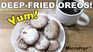 Easy Deep-fried Oreos Using Just ONE Cup of Oil - Microfryr