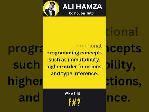 What is F#? #f# #programming #coding #tech #youtubeshorts #computer