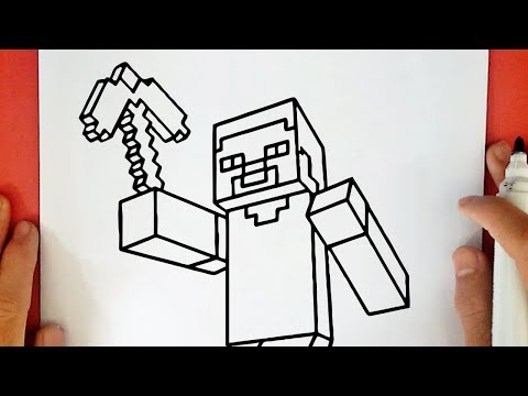 Vidéo: Comment Dessiner Steve De Minecraft