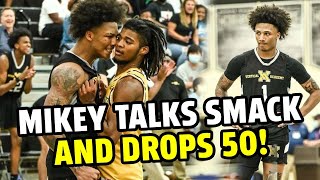 Mikey Williams Drops 50 On ‘Em!! Angry Mikey Gets In Opponent’s Face \& GOES OFF 😈