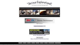 Serious Explorations - Explorer Forum Timeline