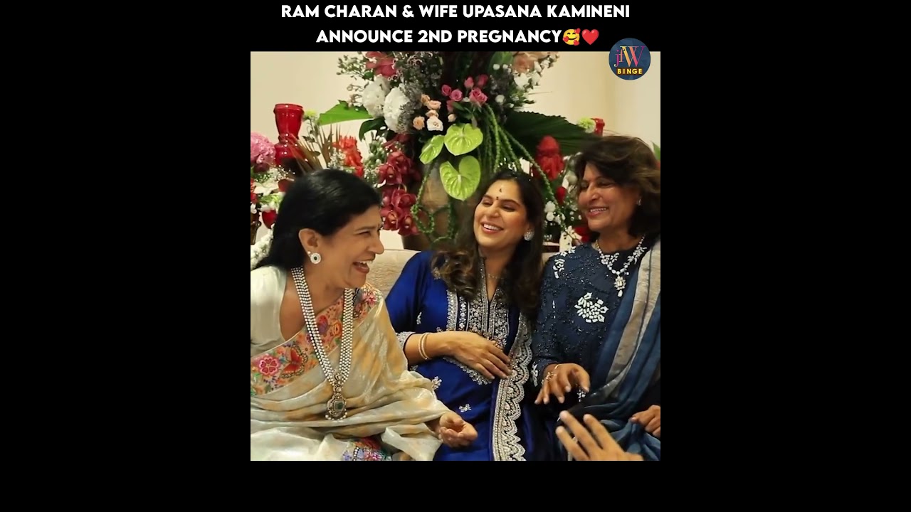 Baby No. 2 on the way! 🤩❤ Ram Charan and Upasana share the happy news 💕