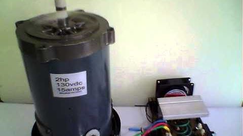 Variador de velocidad pwm dc alto torque