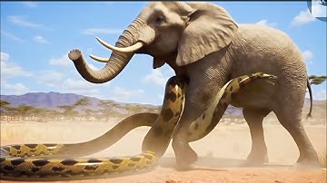 The Giant Python Attack: A Brave Man, His Elephant, and the Rescue Team’s Fight for Survival
