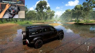 Land Rover Defender 2020 | Offroading | Forza Horizon 5 | Logitech g29 gameplay
