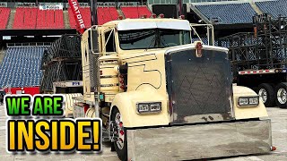 The KENWORTH Made it INTO the ARENA!!