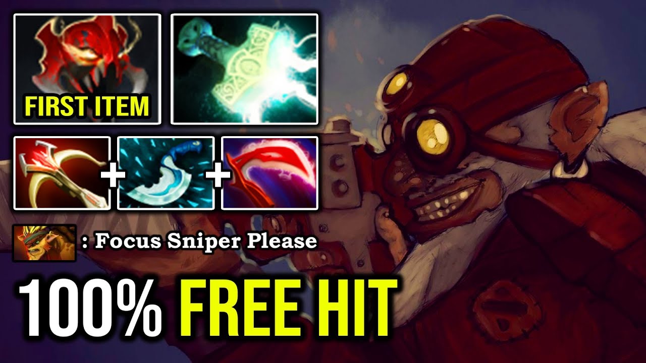 How To Solo Mid Sniper In 2020 With Dagger 100 Free Hit Deleted Tanky Bristleback 7 24 Dota 2 Youtube