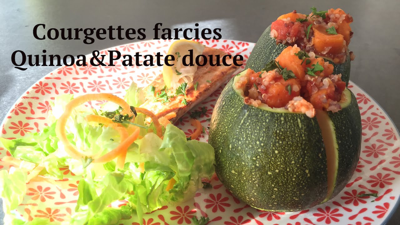 Courgettes Farcies Quinoa Patate Douce Youtube