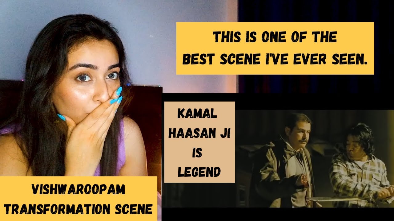 Vishwaroopam Transformation Scene Reaction | Kamal Haasan Ji  | Rachel Reacts