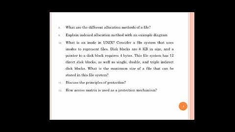 CS 204 Operating System Module 6 : Introduction