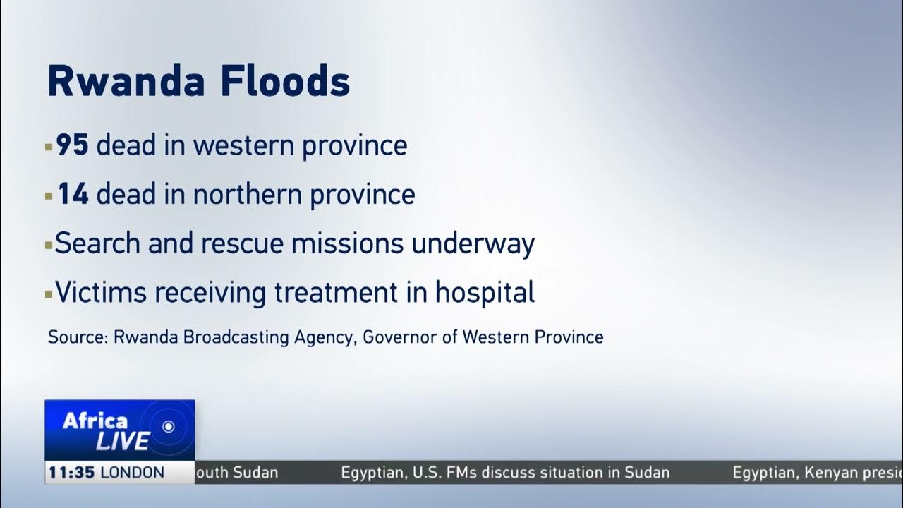 Over 100 people dead following Rwanda floods, landslides