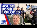 Man seriously injured after homemade bomb explodes outside Brisbane home | 9 News Australia