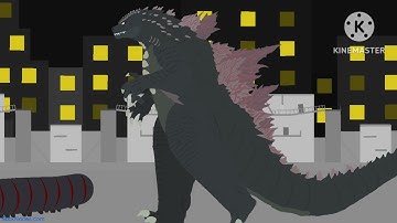 Evolved Godzilla vs Shin Godzilla Godzilla x Kong The New Empire Animation by DinoMania Remake V2