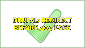 Drupal: Redirect before 404 page