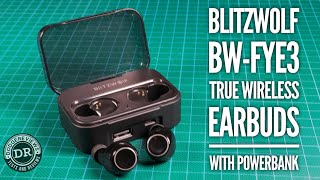 BlitzWolf BW-FYE3 true wireless earbuds with 2600mAh powerbank