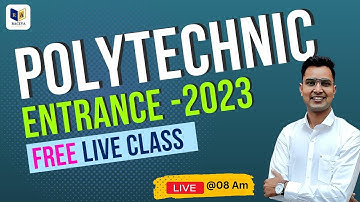 Polytechnic Entrance exam 2023 Live Class || Polytechnic Ki Online Taiyari by Raceva Academy |