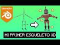 Mi primer esqueleto para animación en Blender[Tutorial7]