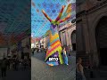 This Mexican street broke a Guinness World Record 🧶 #shorts