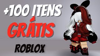 COMO PEGAR +100 ITENS GRÁTIS NO ROBLOX!