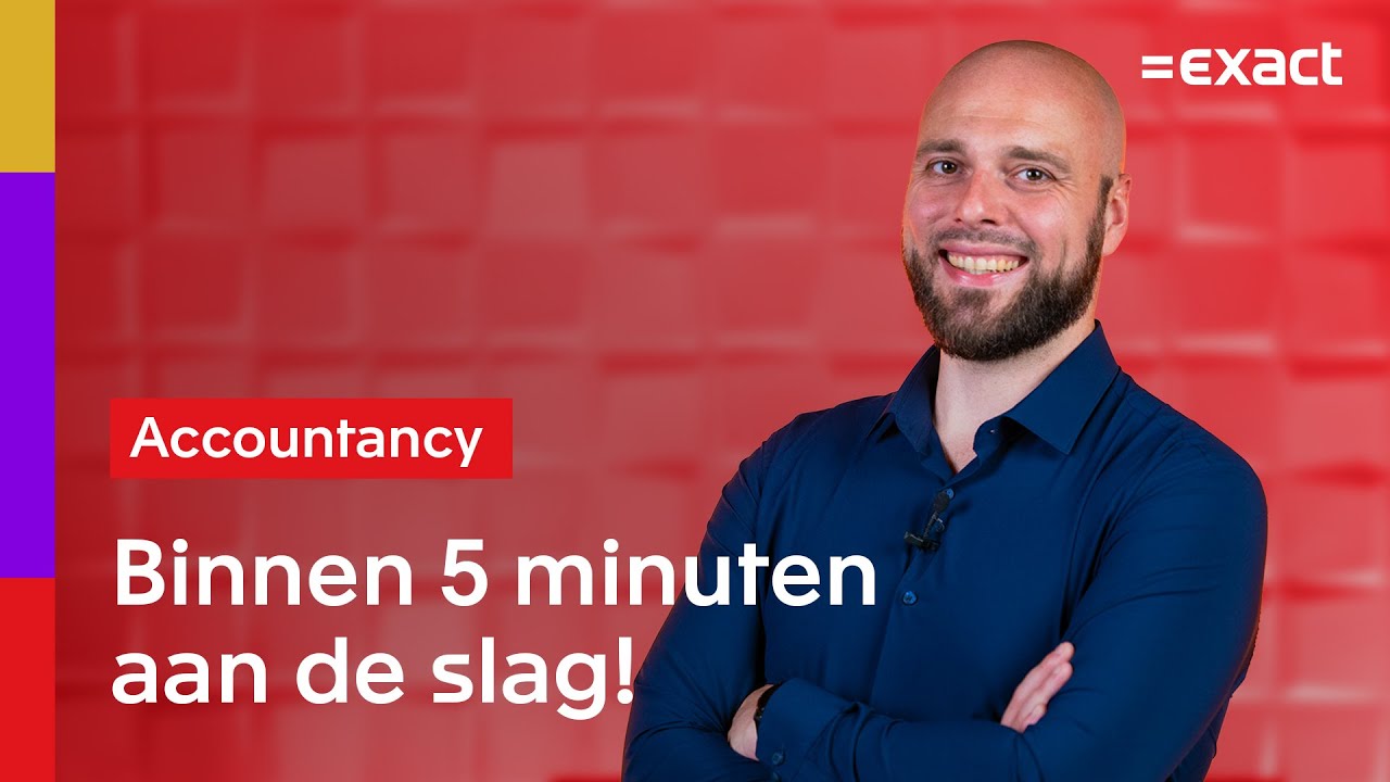 De Configuratiemonitor instellen in Exact Online Boekhouden