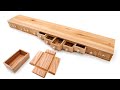 Easiest way to make small drawers  woodworking