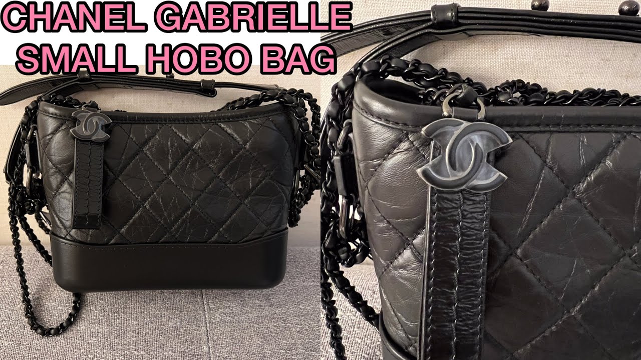 What fits inside the NEW CHANEL GABRIELLE SMALL HOBO BAG? : Unboxing /  modshots! 