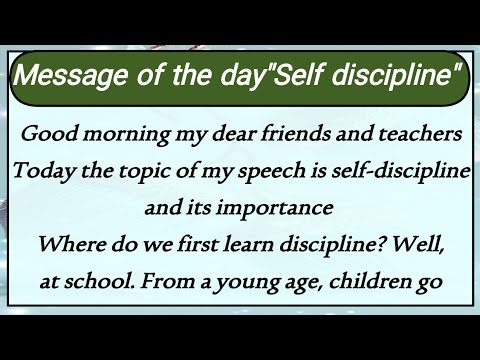 Best English Speech