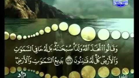 سورة البقرة من آية 116  إلى آية 117