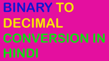 Binary to decimal conversion in excel