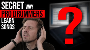 The fastest way to learn songs on drums