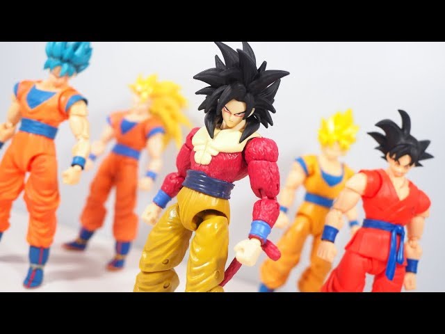  Dragon Ball Super Dragon Stars SUPER SAIYAN 4 GOKU Figura Revisión - YouTube