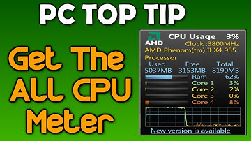 Get The ALL CPU METER - Very Cool Desktop Gadget !! - Rocket Ross