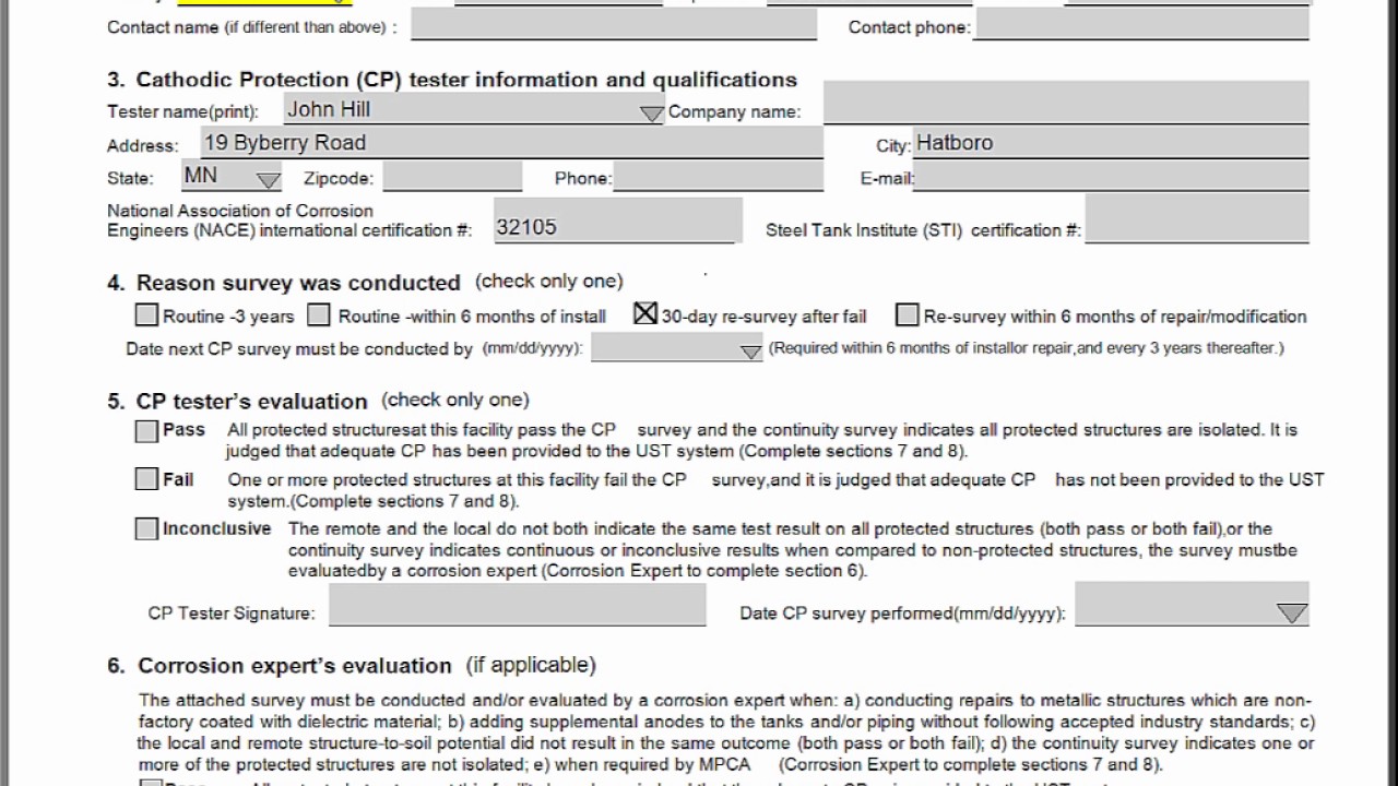 MPCA CP System Evaluation