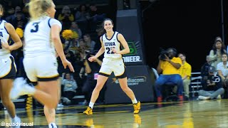 CAITLIN CLARK GOES OFF IN FRONT OF SUE BIRD!! HIGHLIGHTS VS BOWLING GREEN! 24 PTS 11 AST 7 REB